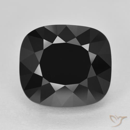 9.04ct Natürlicher Schörl Turmalin, Kissen, Lichtundurchlässig