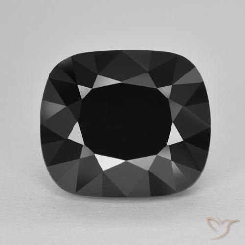 8.45ct Natürlicher Schörl Turmalin, Kissen, Lichtundurchlässig