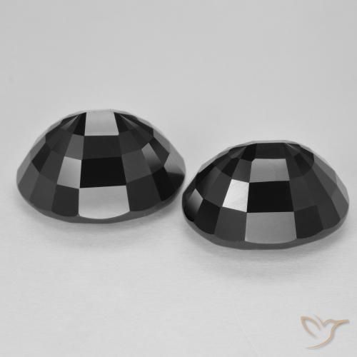 16.77 ct natürliche Schörl Turmalin-Edelsteine, Oval, Lichtundurchlässig