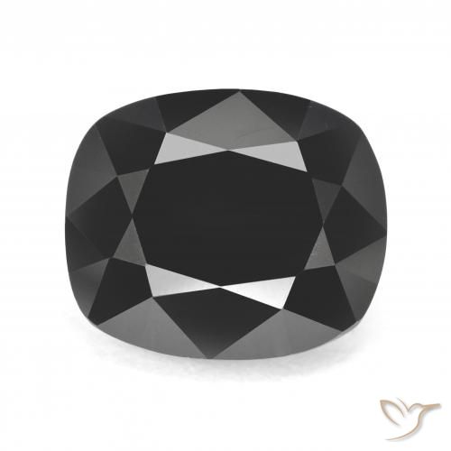 11.70ct Natürlicher Schörl Turmalin, Kissen, Lichtundurchlässig