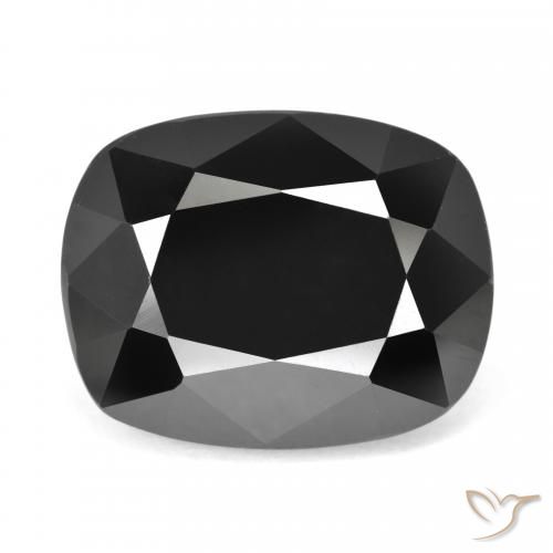 22.56ct Natürlicher Schörl Turmalin, Kissen, Lichtundurchlässig