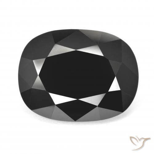 20.56ct Natürlicher Schörl Turmalin, Kissen, Lichtundurchlässig