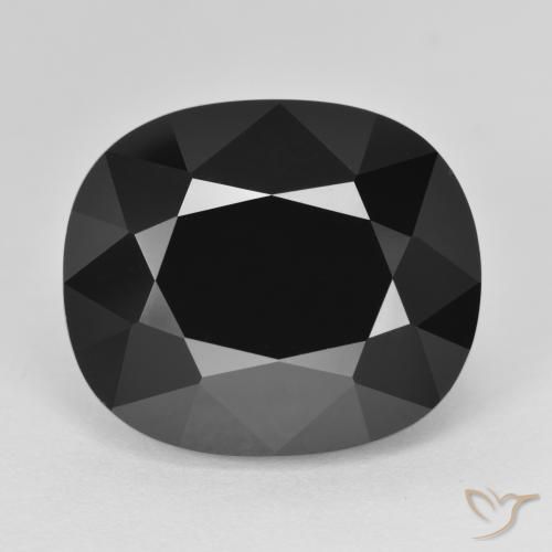 19.45ct Natürlicher Schörl Turmalin, Kissen, Lichtundurchlässig