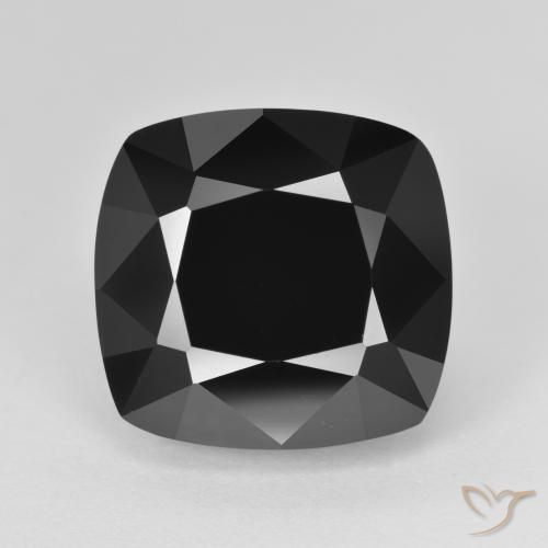 17.86ct Natürlicher Schörl Turmalin, Kissen, Lichtundurchlässig