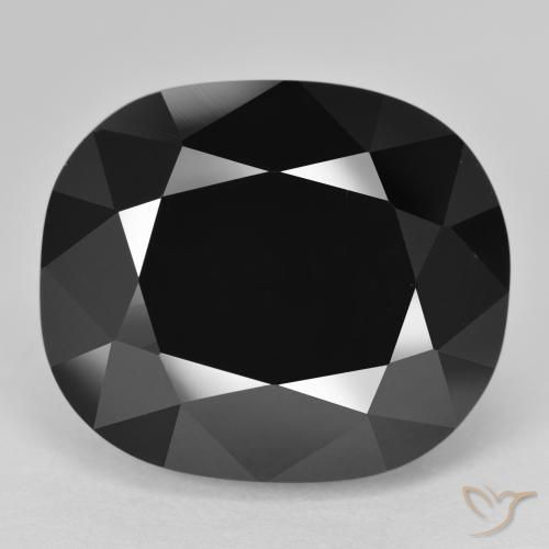 27.96ct Natürlicher Schörl Turmalin, Kissen, Lichtundurchlässig
