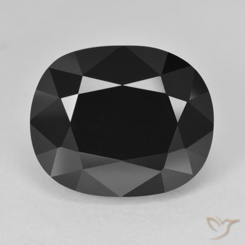 15.29ct Natürlicher Schörl Turmalin, Kissen, Lichtundurchlässig