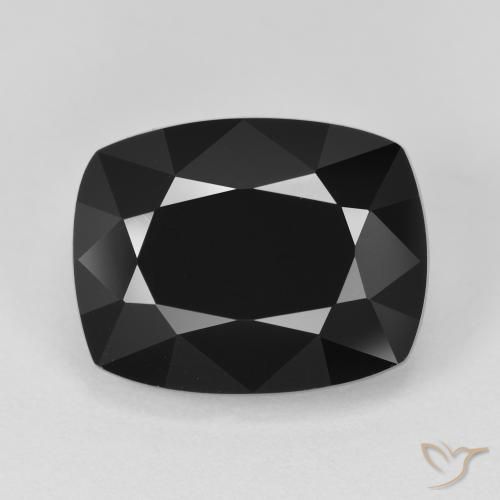 8.62ct Natürlicher Schörl Turmalin, Kissen, Lichtundurchlässig