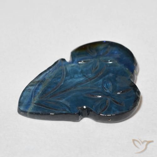 9,17 ctw natürlicher Tiefes Marineblau Turmalin, Fantasie, Transparent