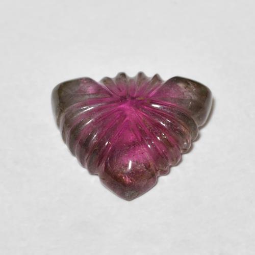 9,17 ctw natürlicher Mehrfarbig Turmalin, Blumen-Schliff, Transparent
