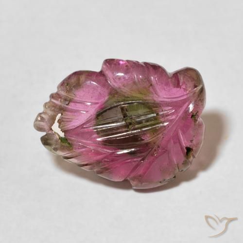 4.24ct Natürlicher Mehrfarbig Turmalin, Blumen-Schliff, Transparent