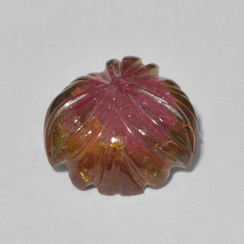 9,17 ctw natürlicher Wassermelone Turmalin, Blumen-Schliff, Transparent