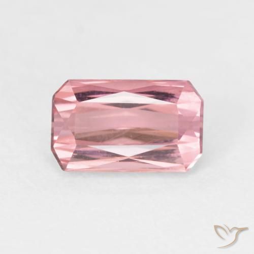 1.67ct Natürlicher Kaugummi Rosa Turmalin, Smaragdschliff, VVS-VS