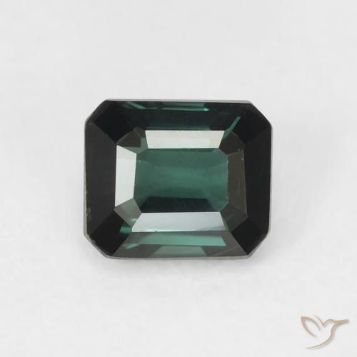 0.81ct Natürlicher Cooles Waldgrün Turmalin, Smaragdschliff, VVS-VS
