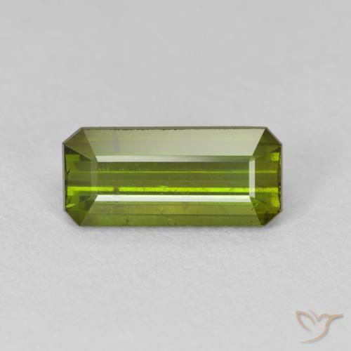 2.07ct Natürlicher Waldgrün Turmalin, Smaragdschliff, VS-SI