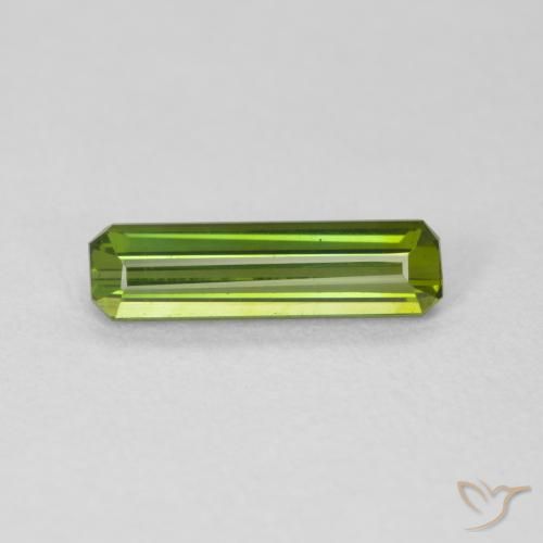 0.82ct Natürlicher Erdiges Grün Turmalin, Smaragdschliff, VVS