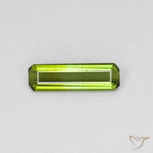 0.83ct Natürlicher Waldgrün Turmalin, Smaragdschliff, VVS-VS