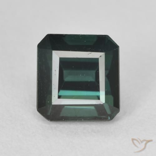 1.43ct Natürlicher Bläulich-grün Turmalin, Smaragdschliff, VS