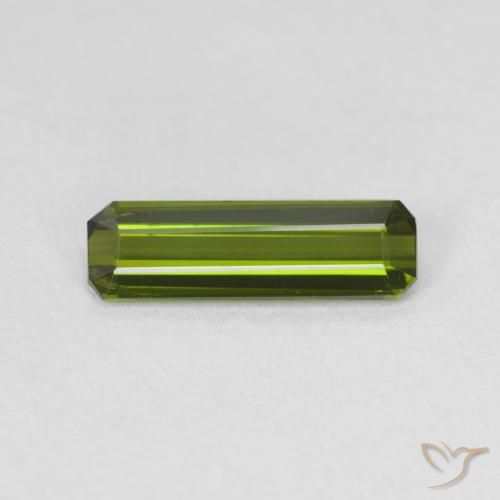 1.04ct Natürlicher Waldgrün Turmalin, Smaragdschliff, VS