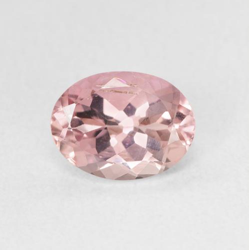 1.44ct Natürlicher hellrosa Turmalin, Oval, VS-SI