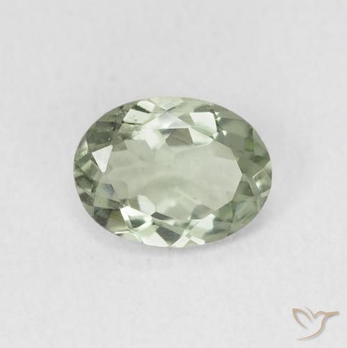 1.32ct Natürlicher Helles Waldgrün Turmalin, Oval, VS