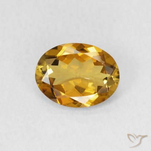 1.09ct Natürlicher Medium Dark-Brown Turmalin, Oval, VS