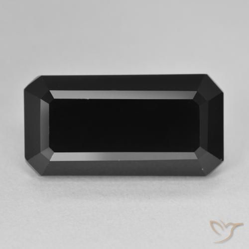 13.27ct Natürlicher Schörl Turmalin, Smaragdschliff, Lichtundurchlässig