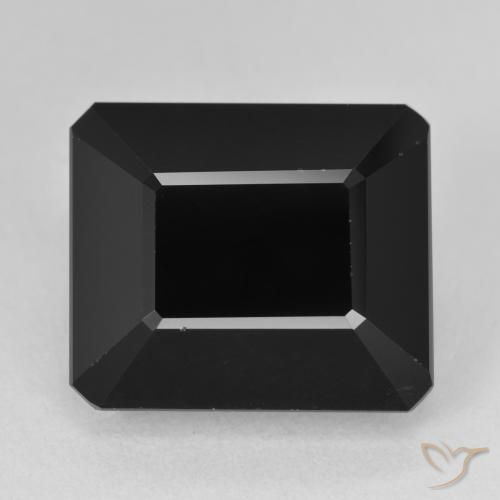 16.64ct Natürlicher Schörl Turmalin, Smaragdschliff, Lichtundurchlässig