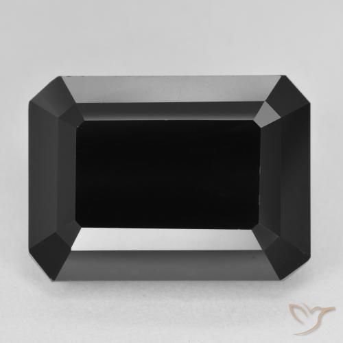 25.94ct Natürlicher Schörl Turmalin, Smaragdschliff, Lichtundurchlässig