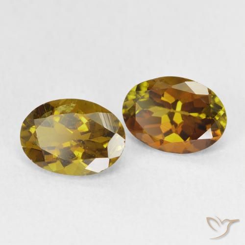 2.08 ct natürliche Mittleres Gold Turmalin-Edelsteine, Oval, VS