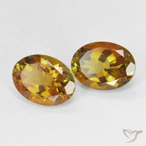 2.77 ct natürliche Mittleres Gold Turmalin-Edelsteine, Oval, VS