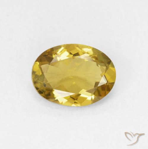 1.24ct Natürlicher Golden Turmalin, Oval, VVS-VS