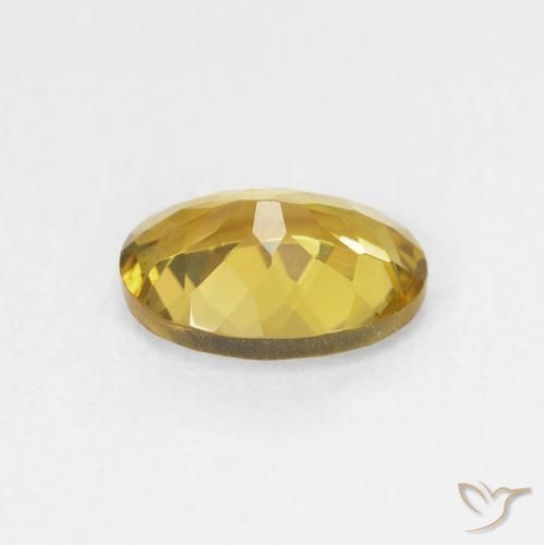 9,17 ctw natürlicher Golden Turmalin, Oval, VVS-VS