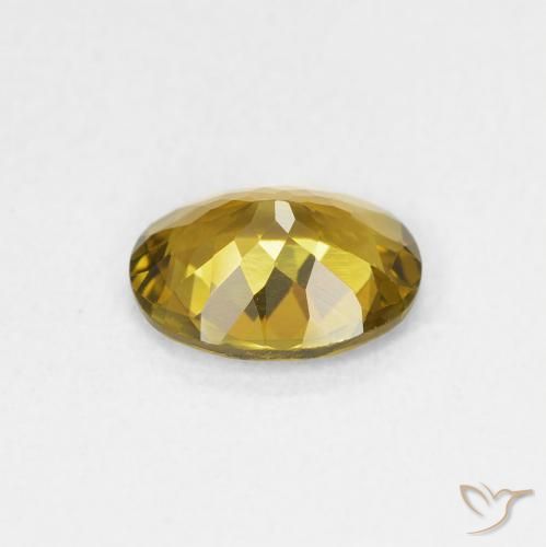 9,17 ctw natürlicher Mittleres Gold Turmalin, Oval, VVS-VS