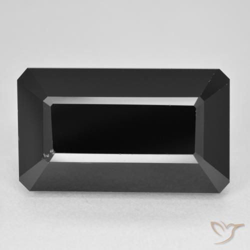 23.38ct Natürlicher Schörl Turmalin, Smaragdschliff, Lichtundurchlässig