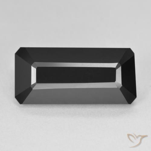 11.34ct Natürlicher Schörl Turmalin, Smaragdschliff, Lichtundurchlässig