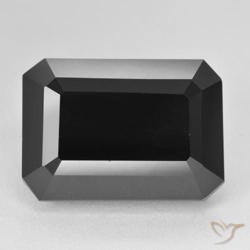 25.38ct Natürlicher Schörl Turmalin, Smaragdschliff, Lichtundurchlässig