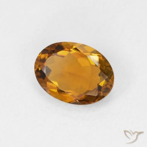 9,17 ctw natürlicher gold-braun Turmalin, Oval, VVS