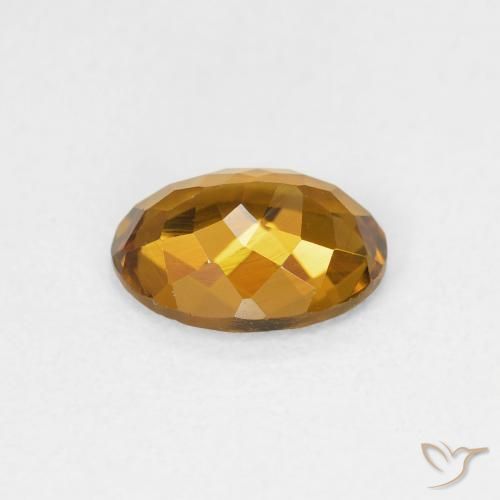 9,17 ctw natürlicher gold-braun Turmalin, Oval, VVS
