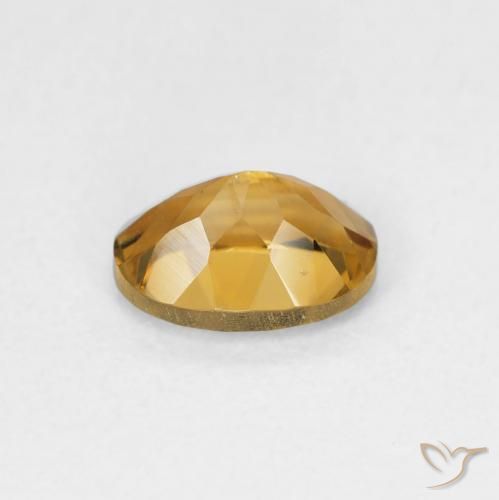 9,17 ctw natürlicher gold-braun Turmalin, Oval, VVS-VS