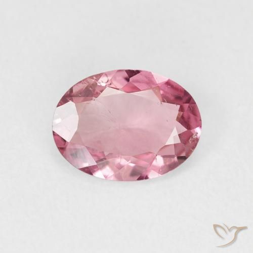 0.95ct Natürlicher hellrosa Turmalin, Oval, VS