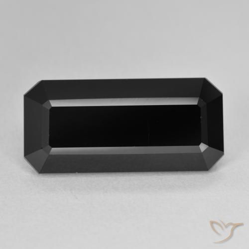 10.67ct Natürlicher Schörl Turmalin, Smaragdschliff, Lichtundurchlässig