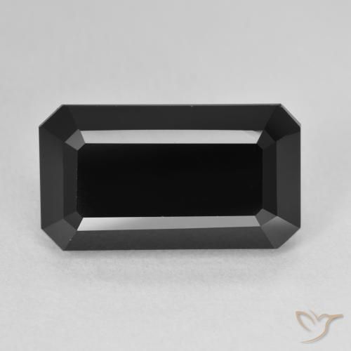 10.96ct Natürlicher Schörl Turmalin, Smaragdschliff, Lichtundurchlässig