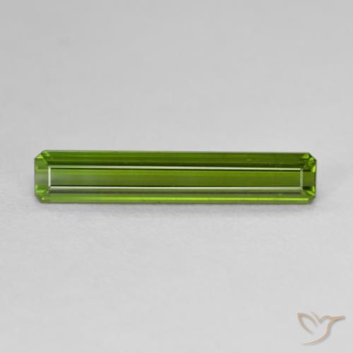 1.92ct Natürlicher Erdiges Grün Turmalin, Smaragdschliff, VVS