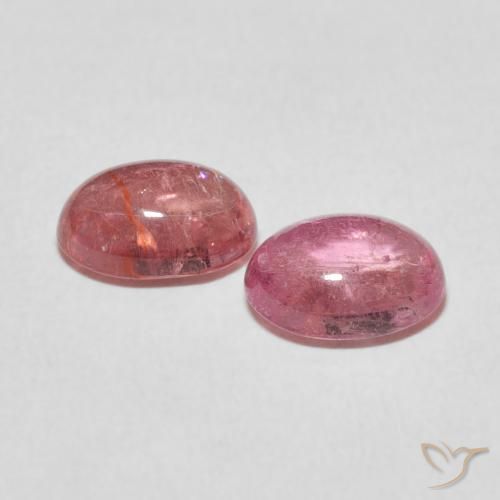 2.79 ct natürliche orange-rosa Turmalin-Edelsteine, Oval, Transparent