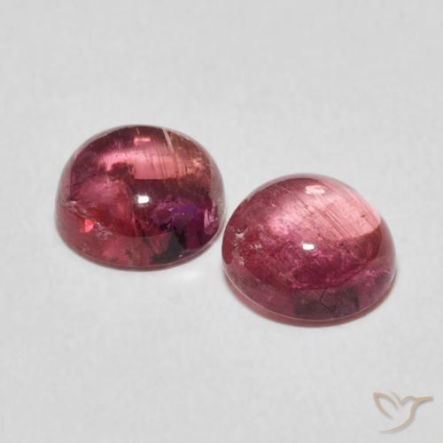 2.62 ct natürliche pink Turmalin-Edelsteine, Runden, Transparent