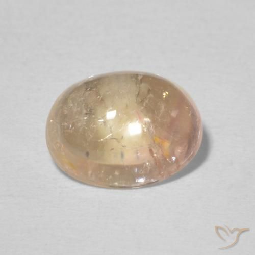 2.13ct Natürlicher Lachs-rosa Turmalin, Oval, Transparent