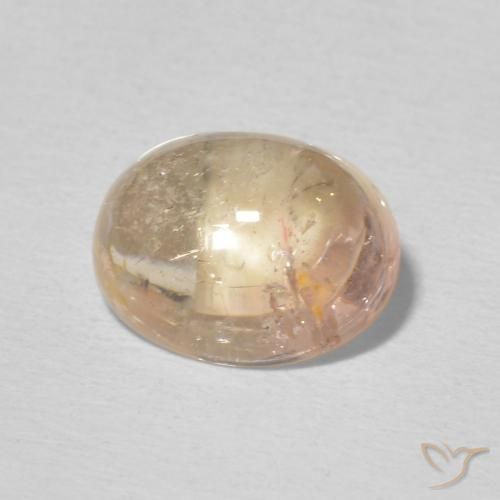 9,17 ctw natürlicher Lachs-rosa Turmalin, Oval, Transparent