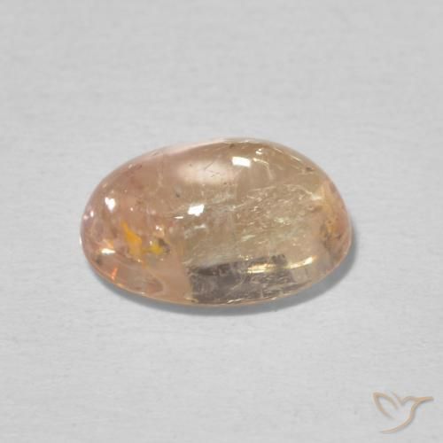 9,17 ctw natürlicher Lachs-rosa Turmalin, Oval, Transparent