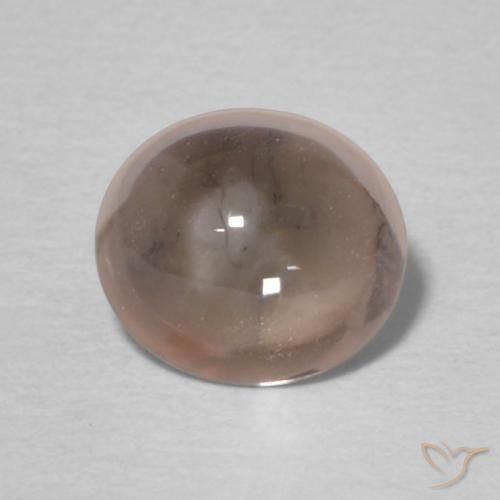 0.88ct Natürlicher Orangerosa Turmalin, Oval, Transparent