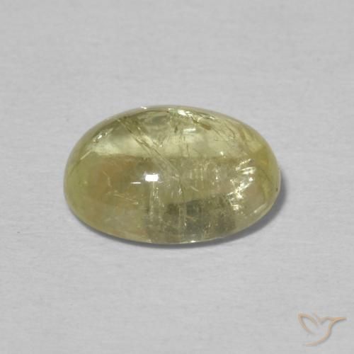 9,17 ctw natürlicher hellgelb Turmalin, Oval, Transparent